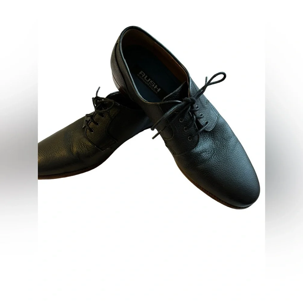 Gordon Rush Woods Black Textured Leather Lace Up Derby Oxford‎  Shoes. SZ 10.